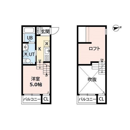 九産大前駅 徒歩7分 2階の物件間取画像